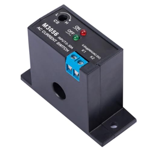 Interruptor de detección de corriente AC 0.2-30A NC M3056 de 8 piezas para señal PLC 6