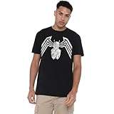 Marvel Venom Emblem Unisex T Shirt, Black, Large