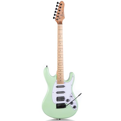 Image of Grote Electric Solid Body Guitar Modern-GST For Beginners (Surf Green)