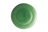 やまに 大皿 グリーン 27.5 櫛目 521905