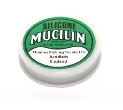 Just Catch Mucilin Green Solid Paste Fly Line Dressing Floatant and Preserve Fishing Line, Brown, Size 8