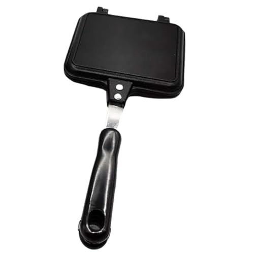 VINTORKY Double-sided Non-stick Sandwich Baking Pan Kitchen Sandwich Maker for Quick Breakfasts for Gas Cooking for Steaks and Desserts