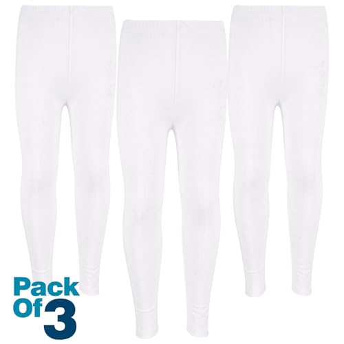 Girls Premium Plain Leggings Skinny Fit Stretchy & Comfortable Active Dance Gym Wear Leggings Stylish Bottoms2