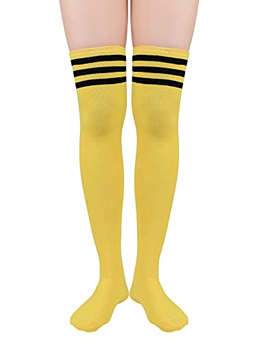 Image of Century Star Thigh High Socks Long Over Knee High Socks for Women Casual Athlete Striped Knee High Stocking