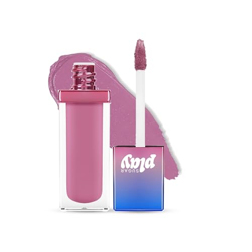 Image of SUGAR Play Vibe Check Liquid Matte Lipstick | 4.5ml - 01 G.O.A.T (Nude Pink)