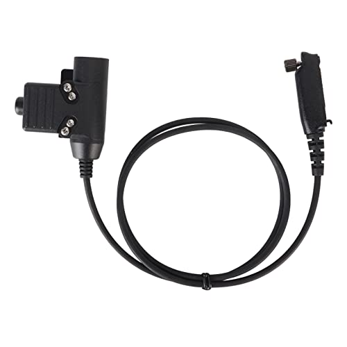 U94 PTT Push to Talk Adapter, Walkie Talkie Headset Connector Cable for Sepura Stp8000 Stp8030 Stp8035 Stp8038 Radio