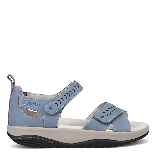 Jambu Womens Sedona Cut Out Ankle Strap Casual Sandals Casual - Red2