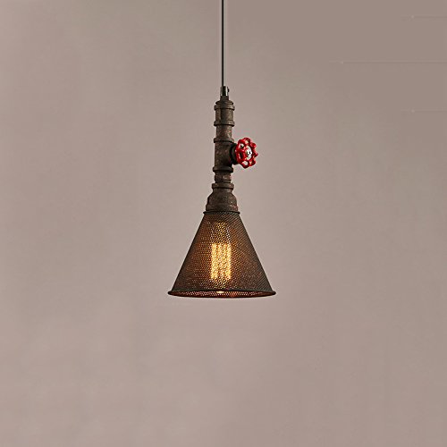 Suspension style loft pour salon et luminaire vintage tuyau d'eau