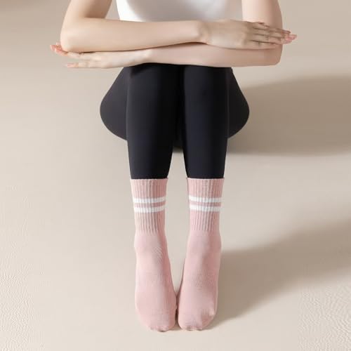 Pilates Socks with Grips for Women,Grippy Yoga Socks,Non Slip Ballet Barre Dance Gym Socks4