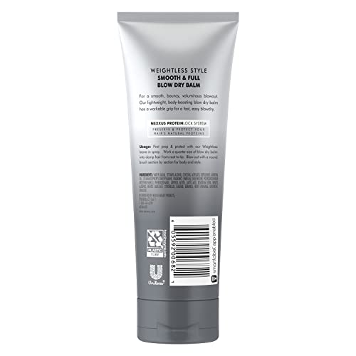 Nexxus Smooth and Full Blow Dry Balm Frizz Control, Volume and Heat Protect Weightless Style Styling Dry Balm for Smooth… - Image 2