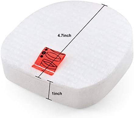 4Pcs Foam Filter Felt Filter For Shark IZ140,IZ142,IZ162H Anti Hair Wrap Pet Corded Vacuum Cleaner