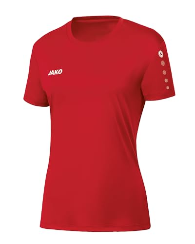 JAKO Damen Trikot Team Damen (Kurzarm), Sportrot, 40