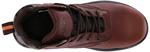Ad Tec Man's 7in Waterproof Full Grain Leather Safety Work Boots for Men, Brown4