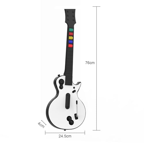 Image of NBCP PC Guitar Hero Wireless Legends Rock Dongle Bundle for PS3 /Computer Windows, Compatible with Guitar Hero, Rock Band, Clone Hero & Fortnite Festival