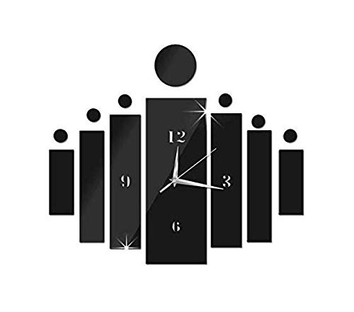 Mirror Wall Clock 3d Decorative Wall Clocks Diy Wall Watches Home Decor