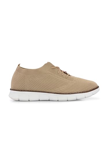 Image of KASTAVA Men's Casual Dress Oxfords Net Shoes Breathable Knit Leisure Fashion Sneakers Lightweight Comfortable Walking Shoes