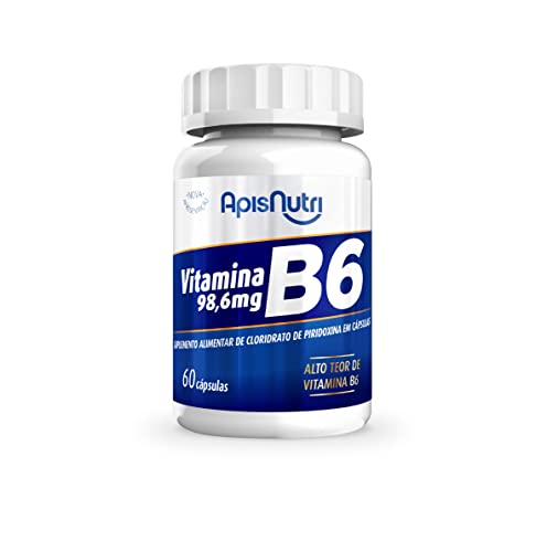 Vitamina B6 - 280mg (60 caps), Apisnutri