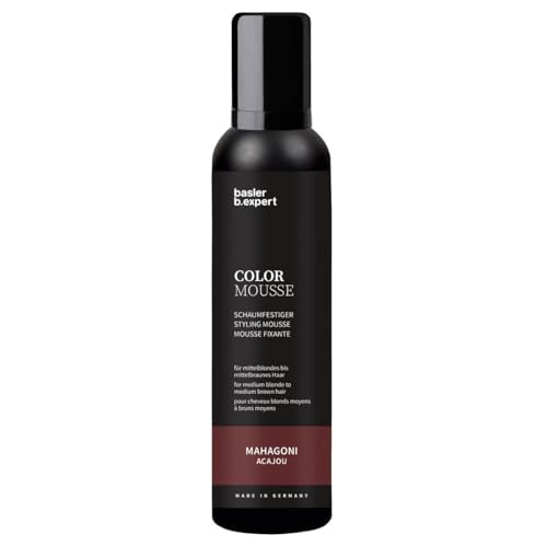 basler Color Schaumfestiger Mahagoni, Aerosoldose 200 ml - Praktische Anwendung | Schaumfestiger mit Farbe
