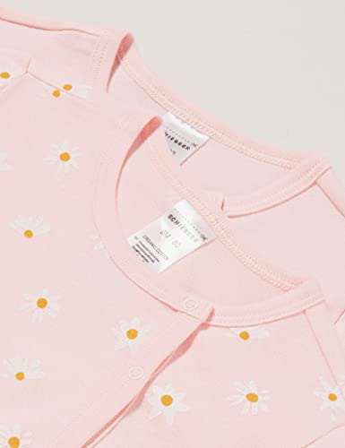 Schiesser Baby-Mädchen 2PACK Anzug mit Fuß Kleinkind Unterwäsche-Satz, Farbmix, 62