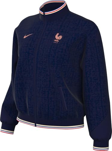 Veste FFF Nike de football pour femme idéale pour les entraînements et tribunes