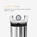 simplehuman Code D 60 Count, Genuine Custom Fit Liners, Drawstring Trash Bags in Dispenser Packs, 20 Liter / 5.3 Gallon, Blue