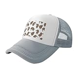 HUIopq Kiwi Birds - Gorra de béisbol cómoda con estampado de pájaros, gris, Talla única