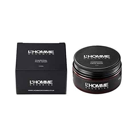 L'Homme Grooming Charcoal Face Mask for Men — All-Natural Formula to Detox and Clarify (100ml) Cover