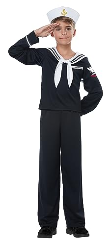 Disfraz completo niño Marinero Navy talla M