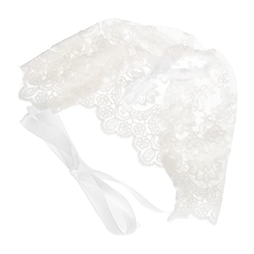 GALPADA Lace Bonnet for Baby Girls Design Comfortable Cotton Multifunctional Use