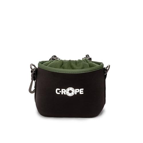 C-Rope Kamerabeutel aus Neopren, Neopren-Beutel mit Fleece-Fütterung, wasserabweisend, Kamerazubehör - Größe S