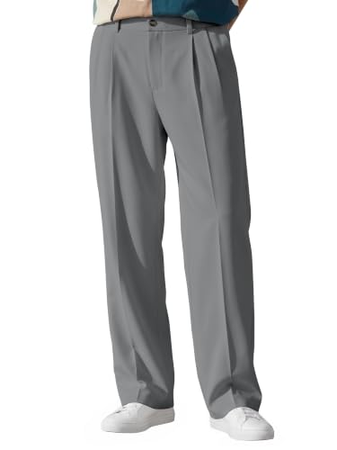 Image of FTX Men's Korean Style Casual Trouser | Premium Lycra Stretch Fabric | Smart Regular Fit | 2 Side Pockets | Comfortable Stretchable Everyday Wear Pants