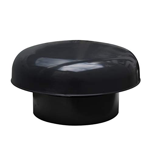 First Plast CDV200A Chapeau de Ventilation Tête Exalateur Noir Diamètre 200 mm