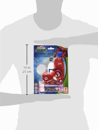 DULCOP Spiderman Bulles De Savon – Flacon 60 Ml, Souffleur Intégré, Jeu De Labyrinthe Sur Couvercle, Coloris Aléatoire