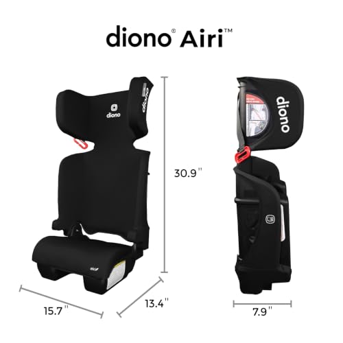 Asiento Booster Ligero Plegable Diono Airi Negro miniatura 4