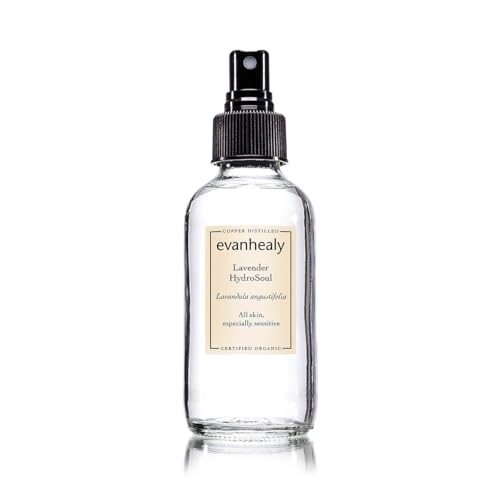 evanhealy Lavender Facial Tonic w/HydroSoul | 100% Pure Organic Plant Hydrosol | Balances, Protects, & Refreshes All Skin Types