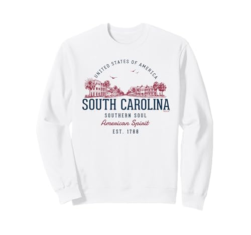 Vintage-Looking Retro Styled South Carolina Sweatshirt