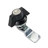 Rotating Tongue Lock Industrial Machinery Equipment Chassis Cabinet Door Lock Handle Handle Lock Lock 1Pcs