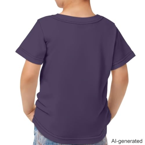 Image of Novelty 3D Graphic T Shirts for Kids Crew Neck Funny Animal Print Short Sleeve Girls Tshirts 3-16 Years