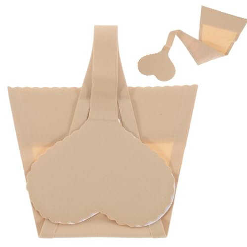 WRITWAA Women One Piece Pants,Heart-Shaped Invisible No Panty Line Fun Underwear Thong,Womens Adhesive Panties C String Thong for Women