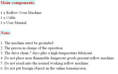 GOWE Infrared Reflow Oven Reflow Solder Oven LED Reflow Soldering Machine