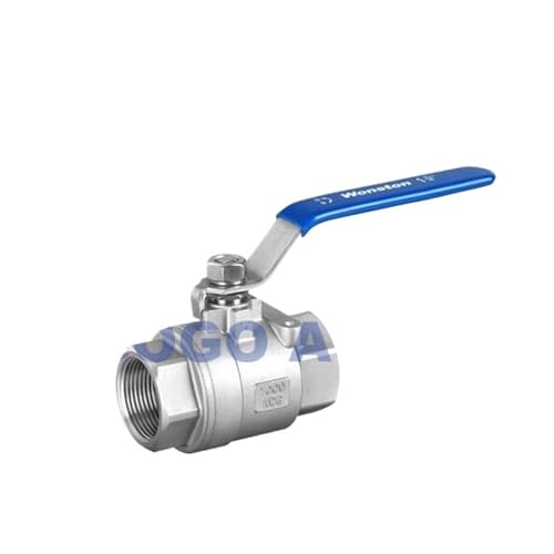 Válvula de bola de 1 pulgada con control de 2 vías y estructura de acero inoxidable SS201 3