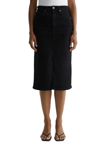 AG Adriano Goldschmied Women's Tefi High Waisted Midi Skirt2