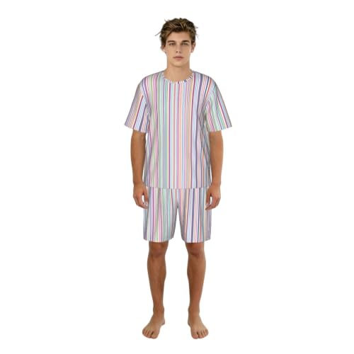 Pyjama à manches courtes pour homme fini les nuits chaudes ensemble doux