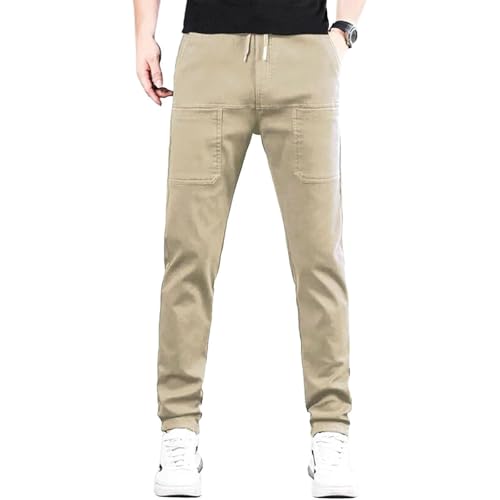 Mens High Stretch Multi Pocket Waterproof Cargo Pants Lightweight Durable Relaxed Fit for Tactical and Casual