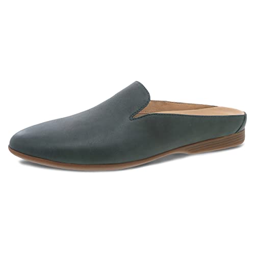 Image of Dansko Lexie Slip-On Mules for Women - Comfortable Flat Shoes with Arch Support - Versatile Casual to Dressy Footwear - Lightweight Rubber Outsole