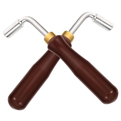 Levemolo Harp Tuning Wrench 2pcs Dulcimer Tuning Tools Piano Tuner Autoharp Strings Tuner Professional Instrument Accessory Set