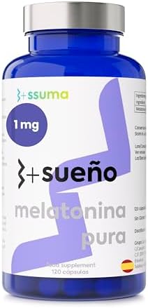 Pastillas para Dormir Naturales | Melatonina Pura 1 Mg | Sueño Pr...