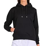 ✔️ STIL: Der Hoodie Damen Schnitt wird Ihnen optimal stehen. Das slim fit Sweatshirt Kapuzenpullover kann als Sportbekleidung als Pulli getragen werden. Sowohl als winter damenpullover oder auch an kalten Sommertagen lässt sich das hoody girl langarm in allen looks mit 6 verschiedenen Farben kombinieren.