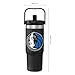 FOCO Dallas Mavericks NBA 30 oz Solid Tumbler with Straw
