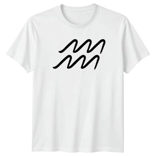 Sassy Souls Aquarius Zodiac Sign T-Shirt Aquarius Horoscope Astrology Birthday Gift for Him and Her 3XL White